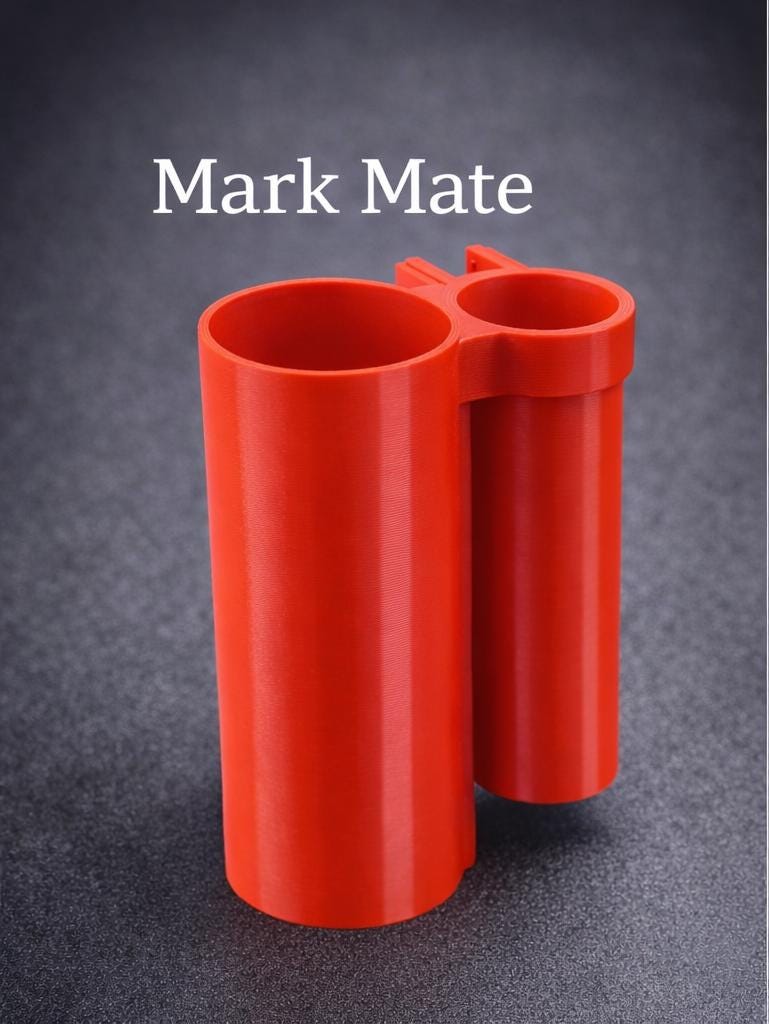 Flag and Mark Mate System – Utility Locator Flag Holder and Paint Can Carrier