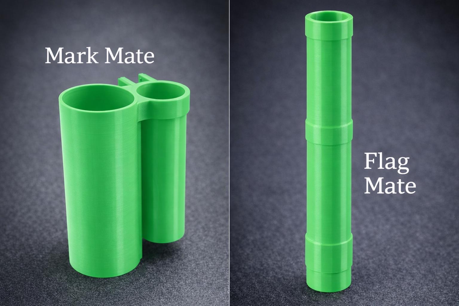 Flag and Mark Mate System – Utility Locator Flag Holder and Paint Can Carrier